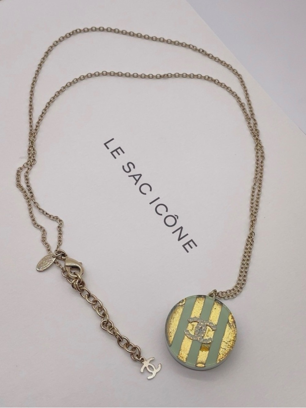 Authentic CHANEL Border Coco Necklace 13C 🌟 - Picture 13 of 15